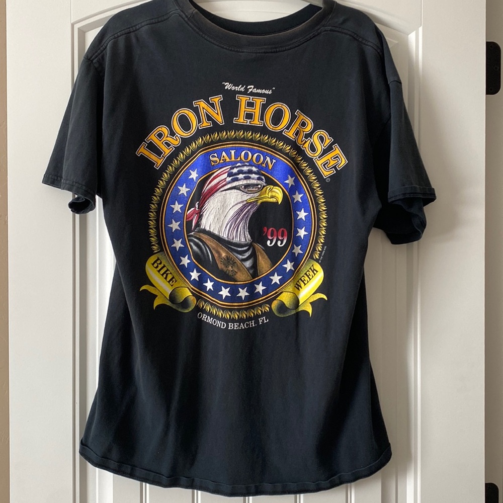 Vintage bike week short sleeve shirt from 1999